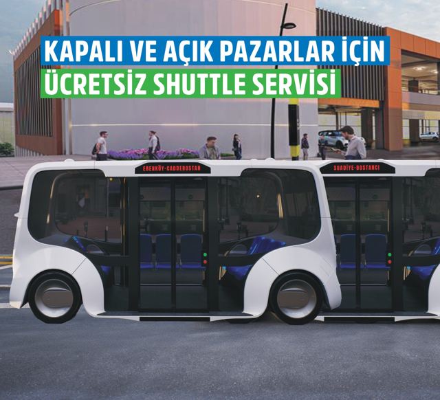 Pazarlar İçin Ücretsiz Shuttle Servisi