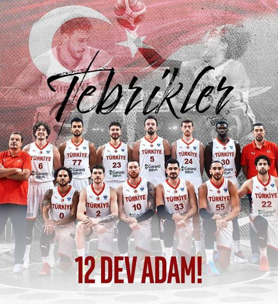 Veli Arslan — Tarih yazmaya devam ediyoruz! 🇹🇷 FIBA 2025 Avrupa Şampiyonası’nda Yunanistan’ı mağlup eder