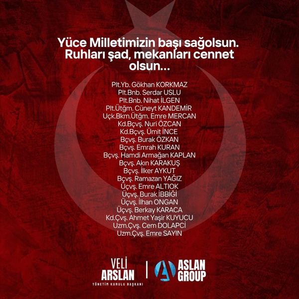 Veli Arslan — Milletimizin Başı Sağ Olsun C-130 askeri uçağımızın Gürcistan’da düşmesi sonucu şehit olan