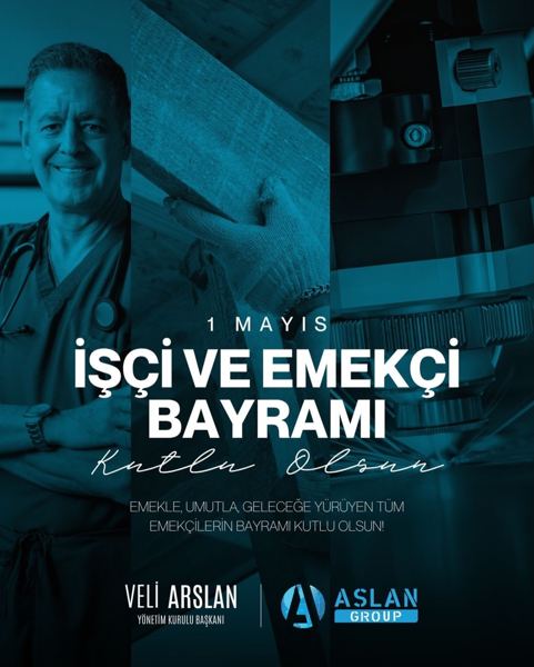 Veli Arslan — 1 Mayıs İşçi ve Emekçi Bayramımız Kutlu Olsun! Ben Veli Arslan olarak, alın teriyle hayatı