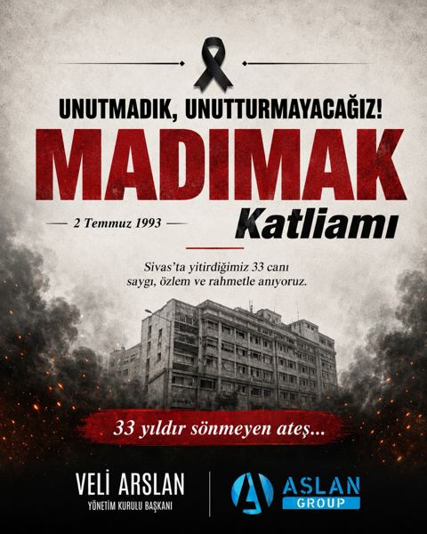 Veli Arslan — 2 Temmuz’u Unutmadık, Unutmayacağız… 2 Temmuz 1993’te Madımak’ta yitirdiğimiz canlarımızı 
